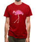 Flamingo All The Way Mens T-Shirt