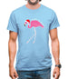 Flamingo All The Way Mens T-Shirt