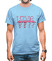 Flamingo Love Mens T-Shirt