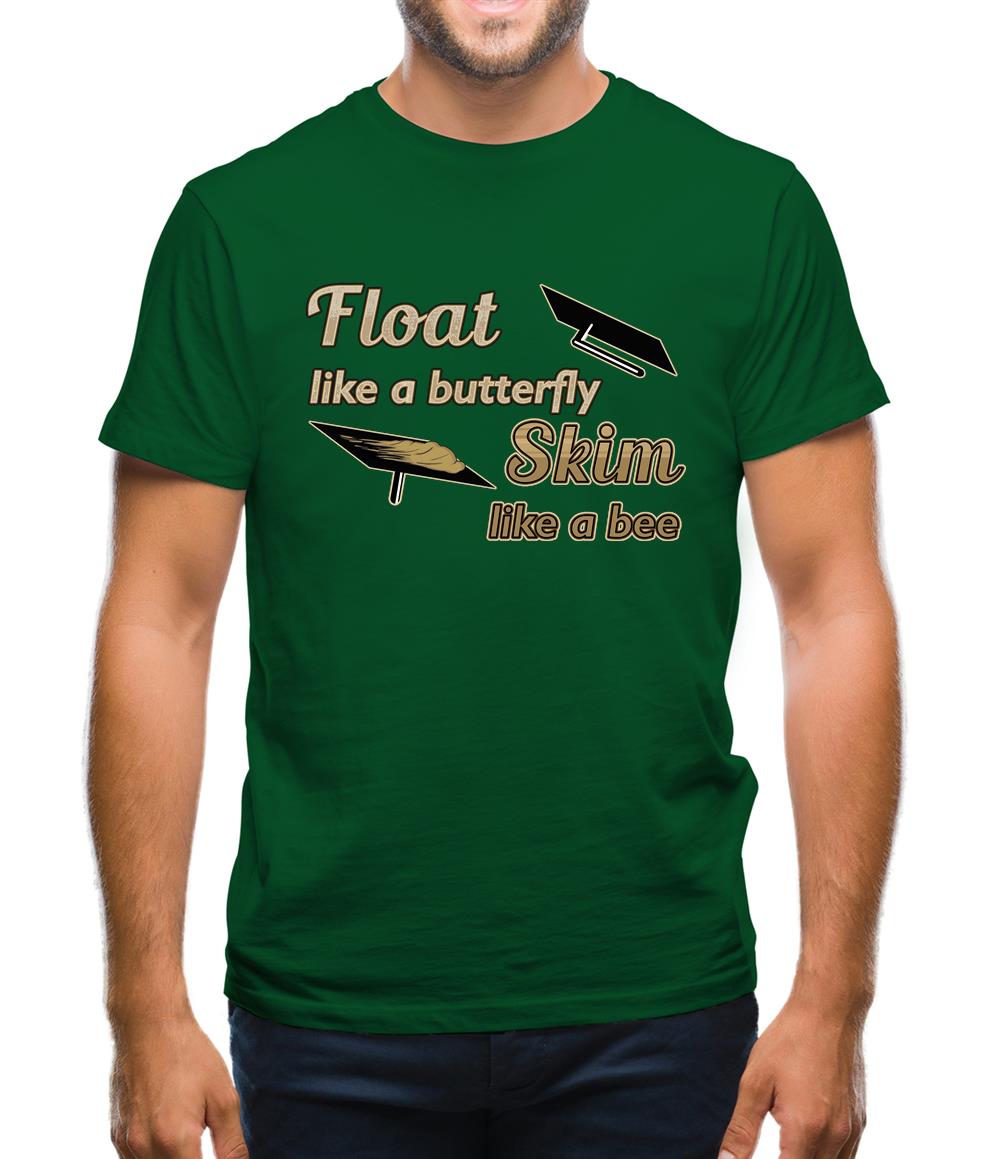 Float Like A Butterfly Skim Like A Bee Mens T-Shirt