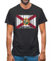 Florida Barcode Style Flag Mens T-Shirt