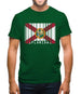 Florida Barcode Style Flag Mens T-Shirt