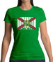 Florida Barcode Style Flag Womens T-Shirt