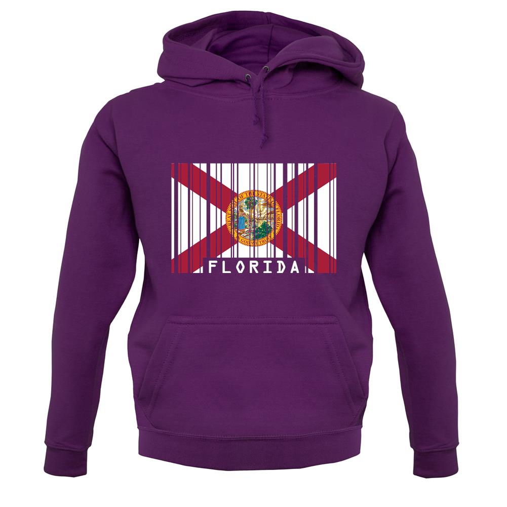 Florida Barcode Style Flag unisex hoodie