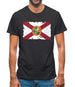 Florida Grunge Style Flag Mens T-Shirt