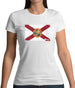 Florida Grunge Style Flag Womens T-Shirt