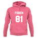 Foden 81 unisex hoodie