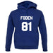 Foden 81 unisex hoodie