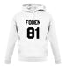 Foden 81 unisex hoodie