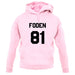 Foden 81 unisex hoodie