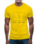 Football Pitch Diagram Mens T-Shirt