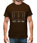 Football Pitch Diagram Mens T-Shirt