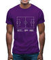 Football Pitch Diagram Mens T-Shirt