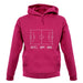 Football Pitch Diagram unisex hoodie