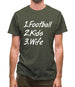 Football Kids Wife Mens T-Shirt