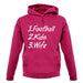 Football Kids Wife unisex hoodie