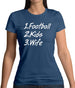 Football Kids Wife Womens T-Shirt