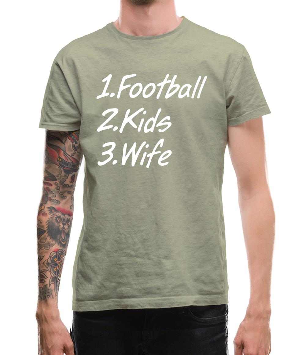 Football Kids Wife Mens T-Shirt