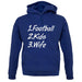 Football Kids Wife unisex hoodie