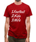 Football Kids Wife Mens T-Shirt