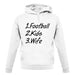 Football Kids Wife unisex hoodie