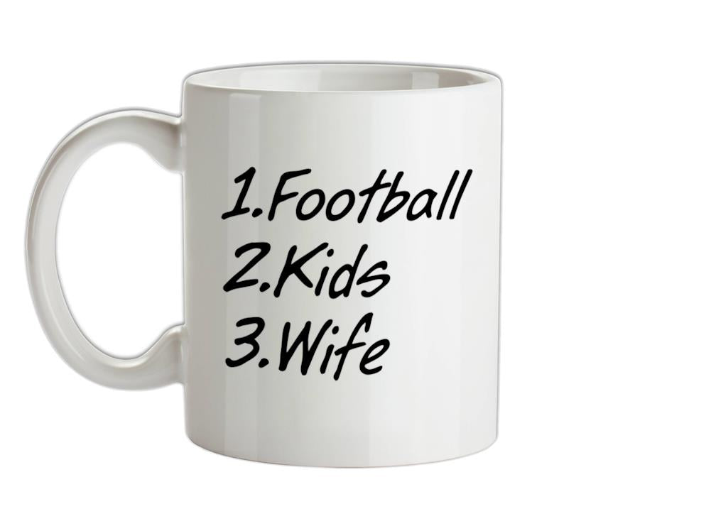 Football Kids Wife Ceramic Mug
