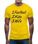 Football Kids Wife Mens T-Shirt