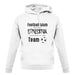 Football Mum the most stressful position unisex hoodie