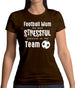 Football Mum the most stressful position Womens T-Shirt