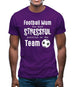 Football Mum the most stressful position Mens T-Shirt
