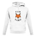 For Fox Sake unisex hoodie