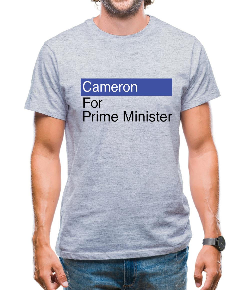 Cameron For Prime Minister Mens T-Shirt