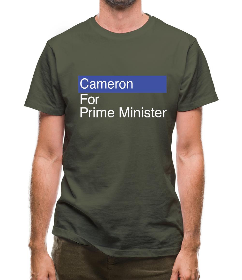 Cameron For Prime Minister Mens T-Shirt