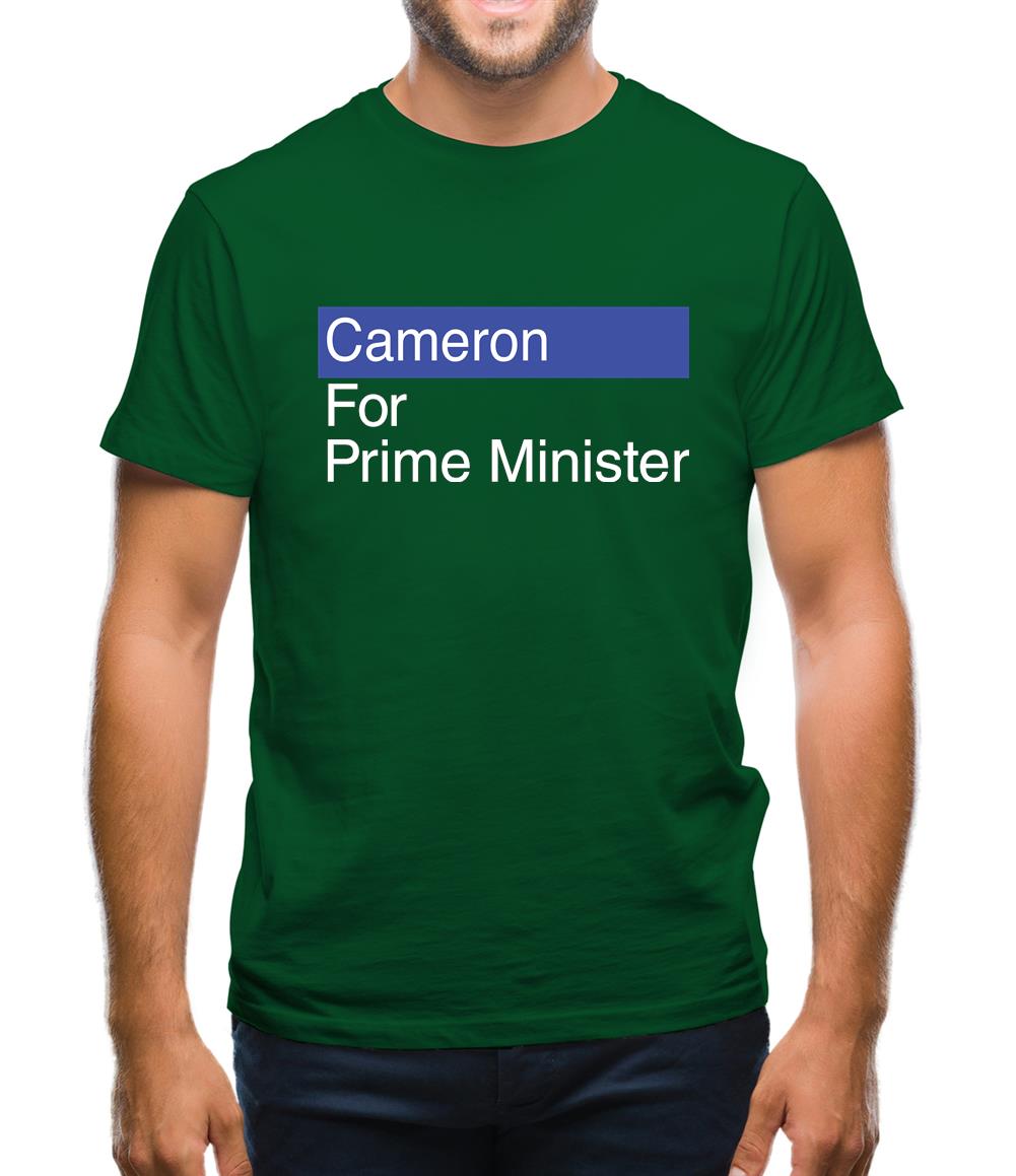 Cameron For Prime Minister Mens T-Shirt