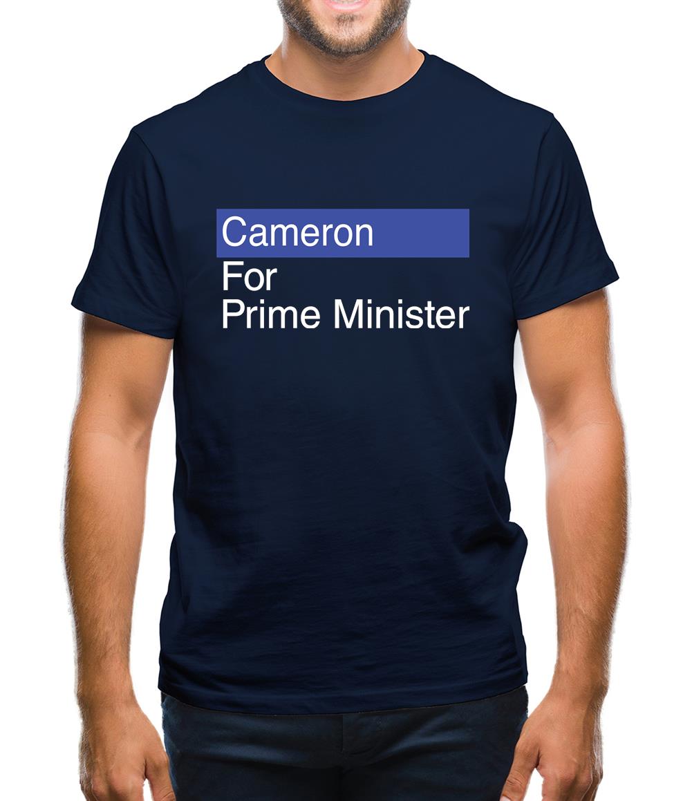 Cameron For Prime Minister Mens T-Shirt