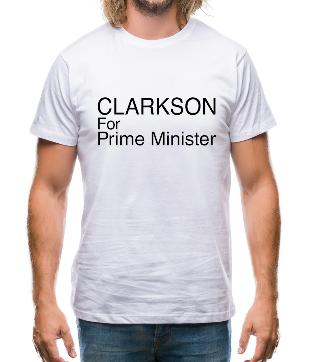 Clarkson For Prime Minister Mens T-Shirt