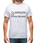 Clarkson For Prime Minister Mens T-Shirt