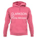 Clarkson For Prime Minister unisex hoodie