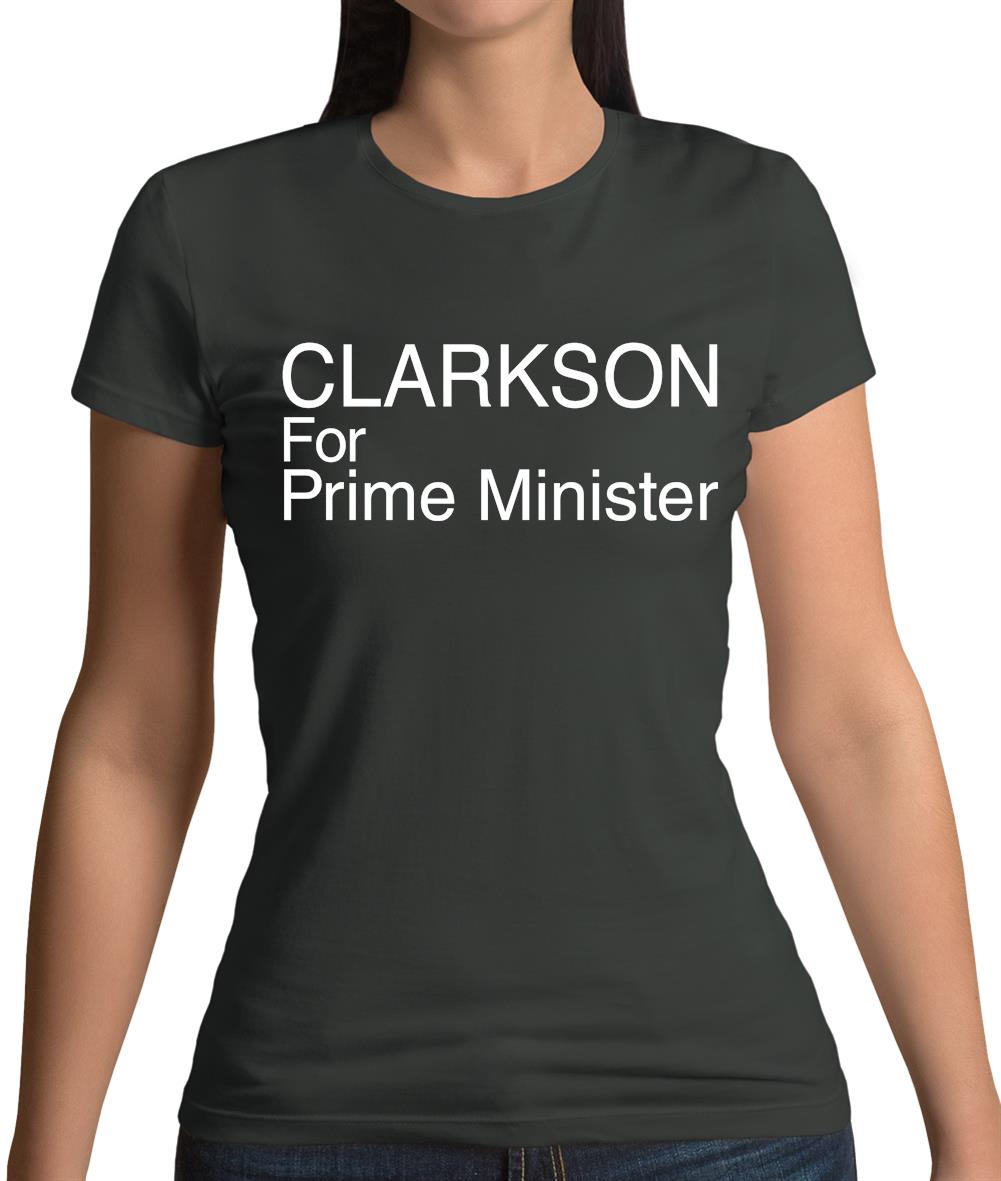 Clarkson For Prime Minister Womens T-Shirt