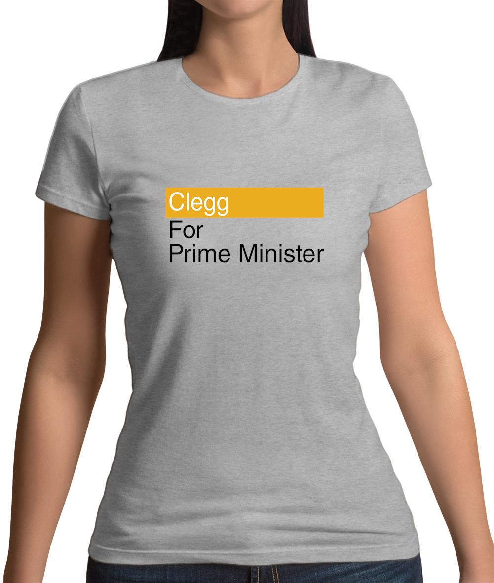 Clegg For Prime Minister Womens T-Shirt