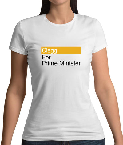 Clegg For Prime Minister Womens T-Shirt