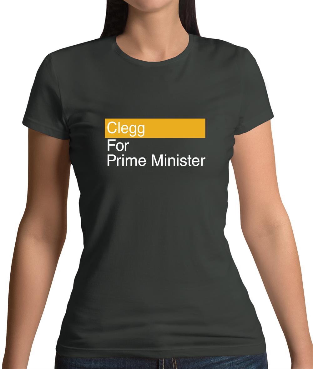 Clegg For Prime Minister Womens T-Shirt