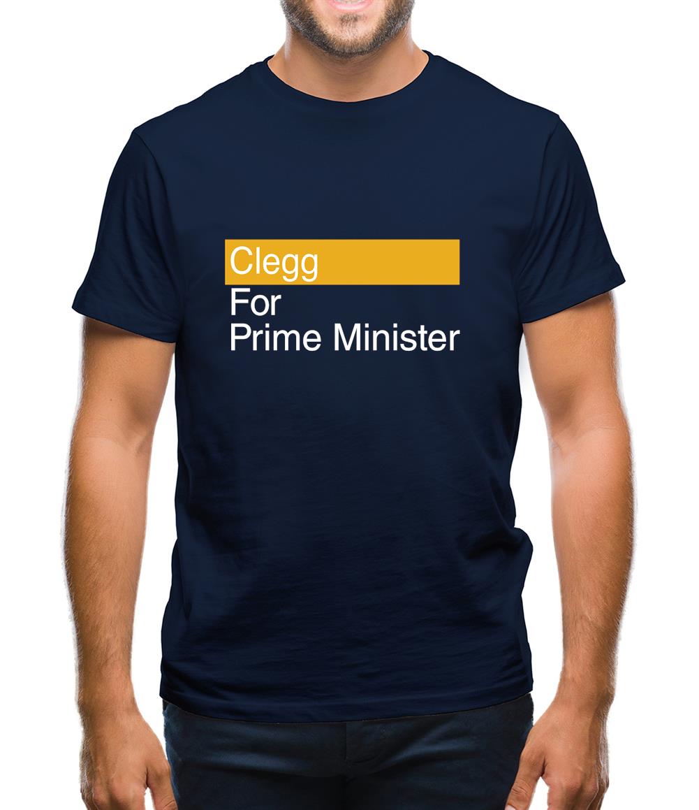Clegg For Prime Minister Mens T-Shirt