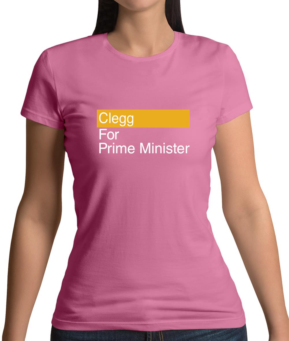 Clegg For Prime Minister Womens T-Shirt
