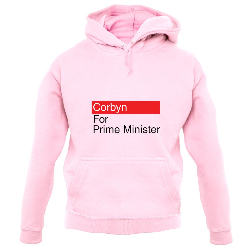 Corbyn For Prime Minister unisex hoodie