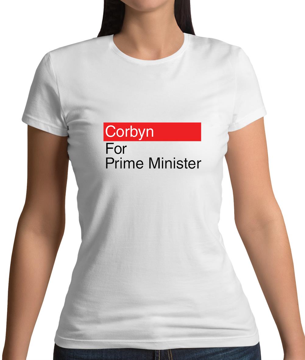 Corbyn For Prime Minister Womens T-Shirt