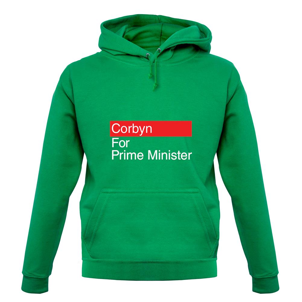 Corbyn For Prime Minister unisex hoodie