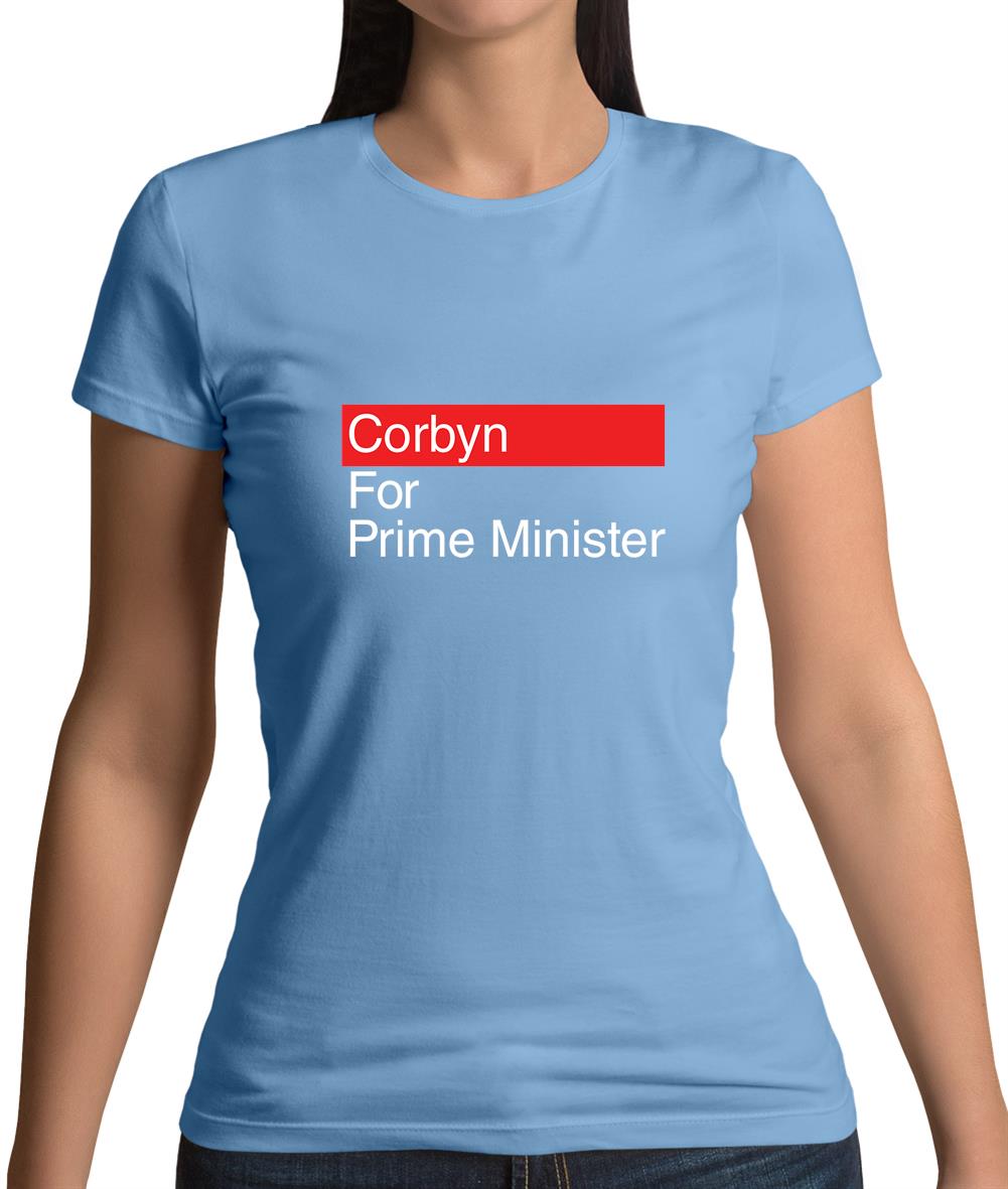 Corbyn For Prime Minister Womens T-Shirt