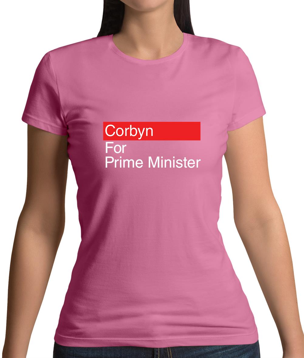 Corbyn For Prime Minister Womens T-Shirt