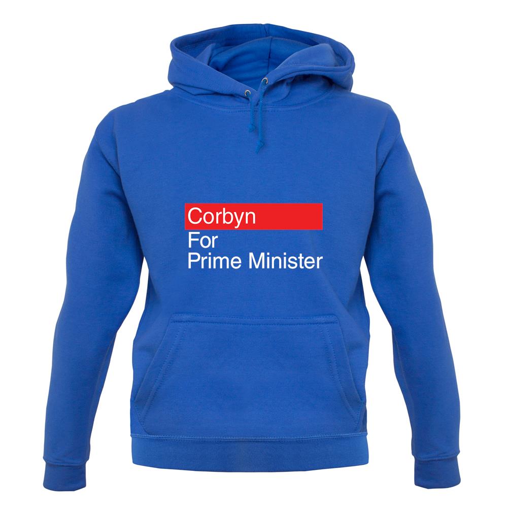 Corbyn For Prime Minister unisex hoodie